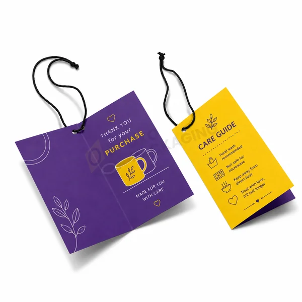 Folded Hang Tags