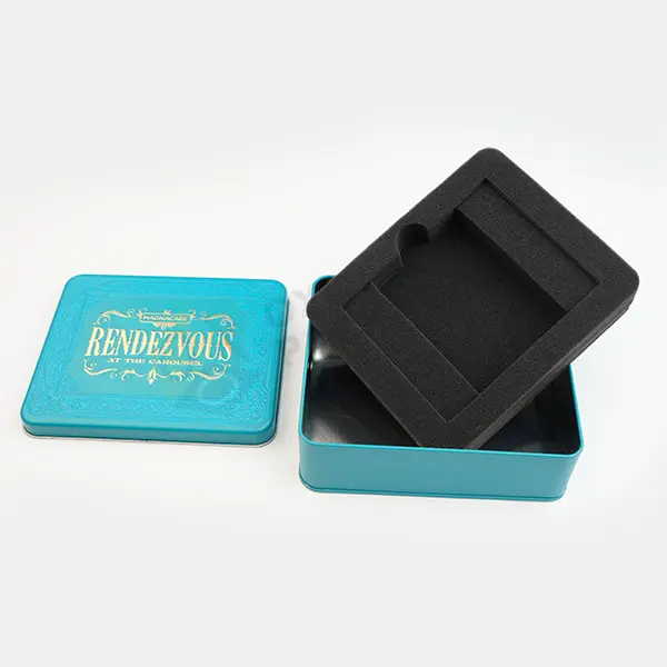 Friction-Fit Tin with Foam Insert