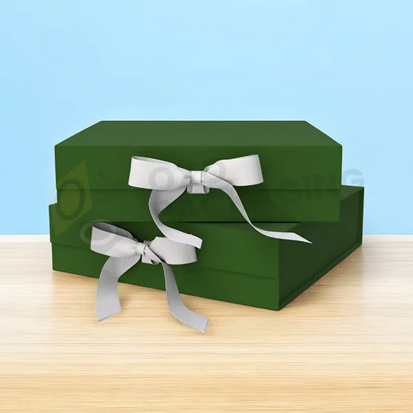 Green Magnetic Gift Boxes Wholesale