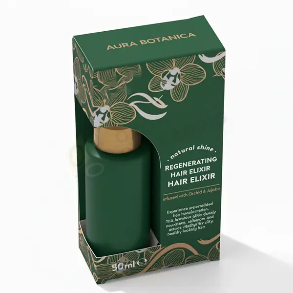 hair oil packaging boxes in bulk