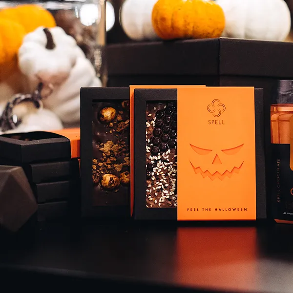 halloween box with logo
