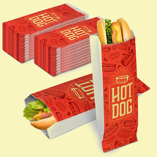 hot dog sleeve packaging