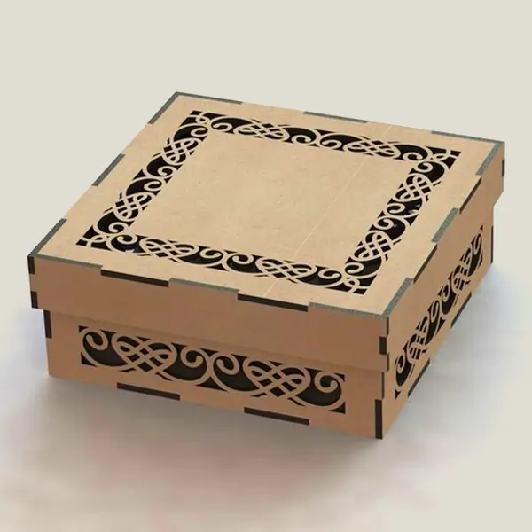 laser cut box with lid