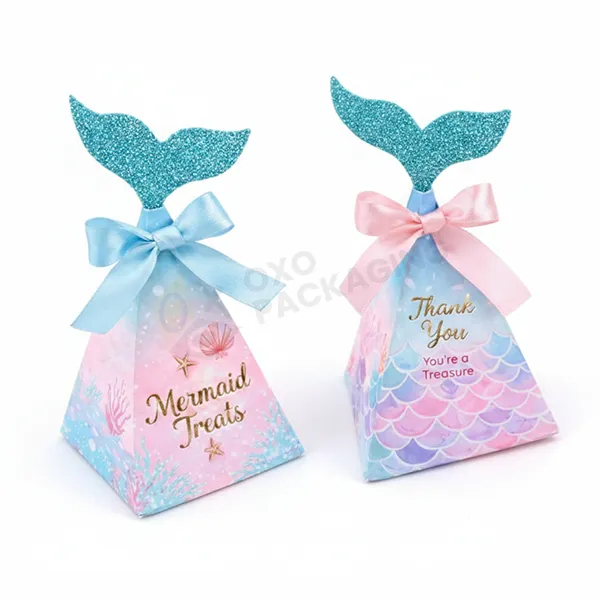 little mermaid favor boxes