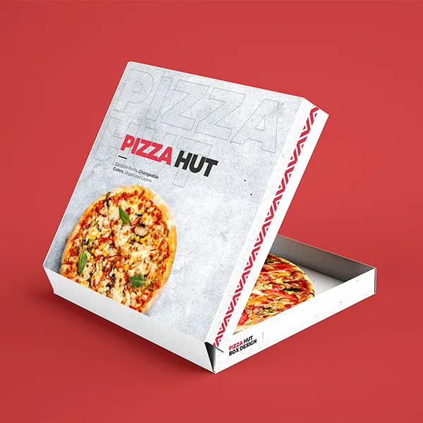Logo Printed Pizza Box Packaging