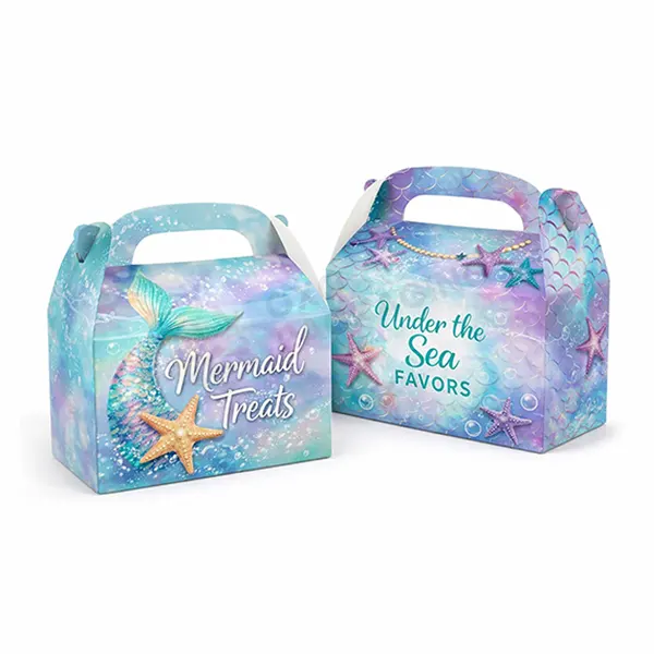 mermaid party favor boxes