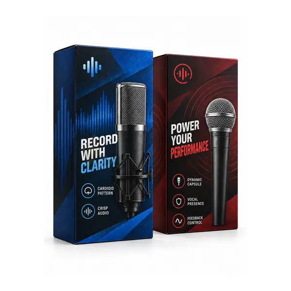 microphone packaging wholesale