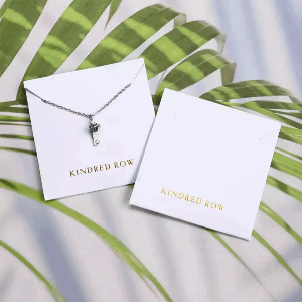 Custom Necklace Packaging Cards