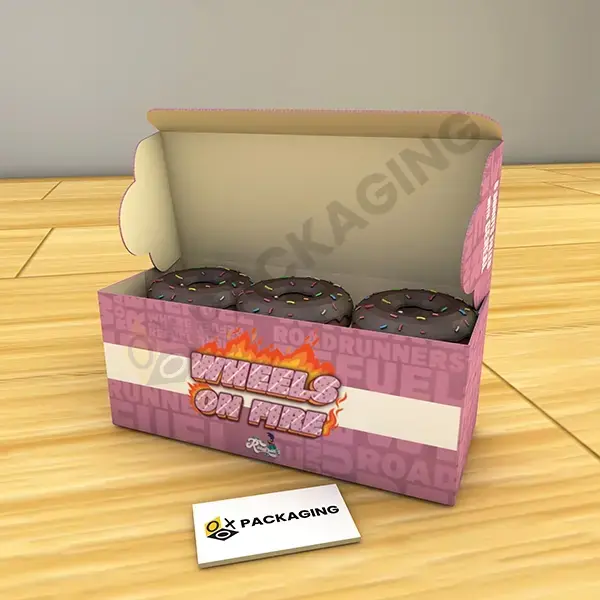 Packaging boxes for donut