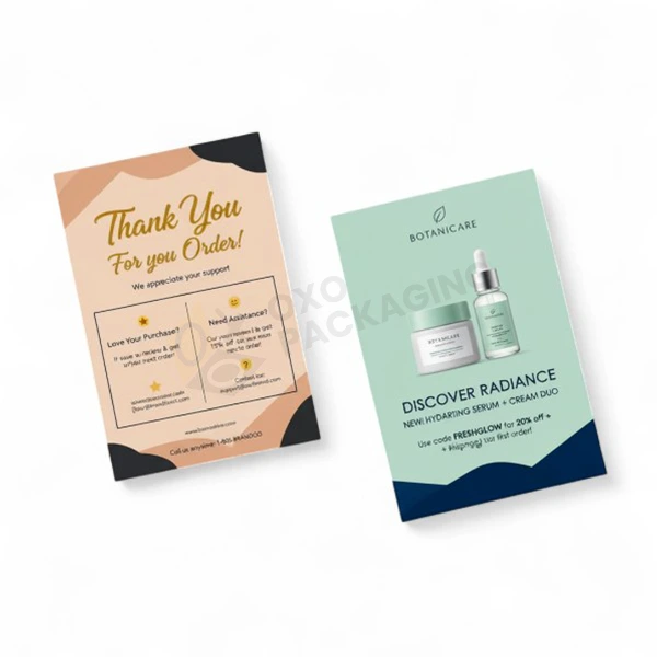 Packaging Insert Cards