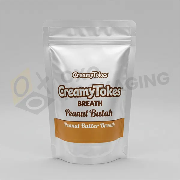 peanut butter breath mylar bags boxes