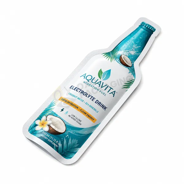 Personalize Custom Bottle Shape Pouches