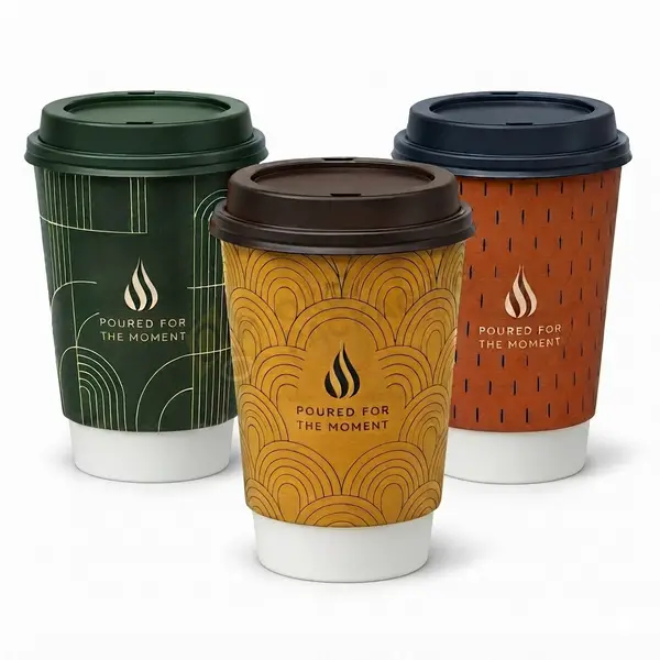 personalize double wall paper cups​