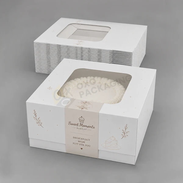 Personalize White Cake & Bakery Boxes