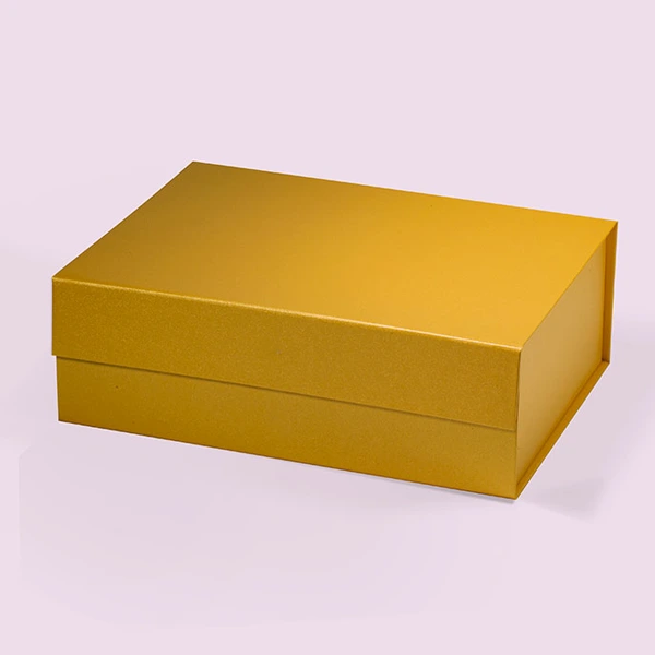 personalized gold magnetic gift box