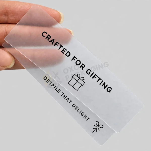 plastic hang tags
