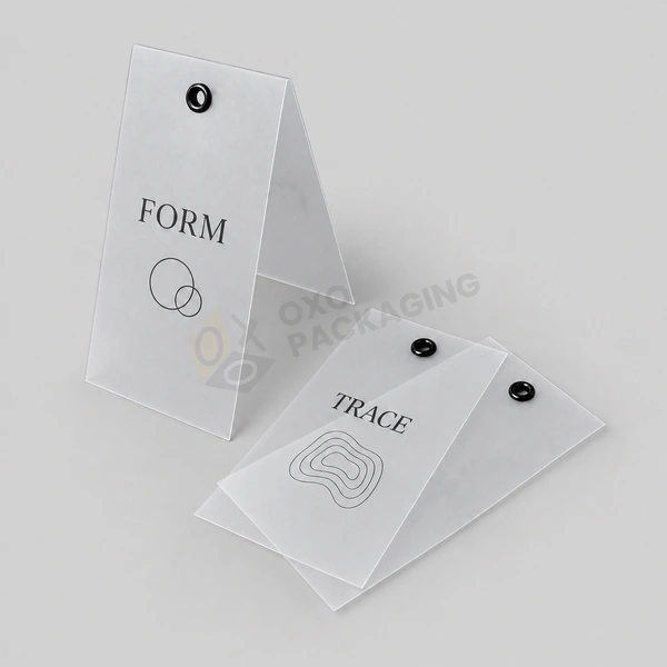 plastic hanging tags