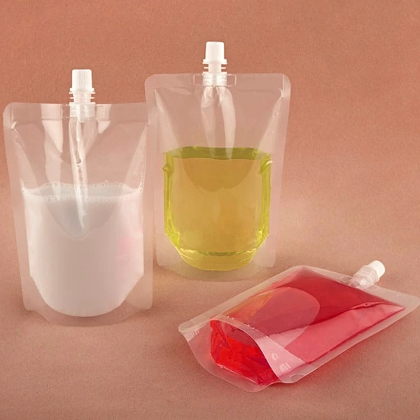 Plastic Pouch with Spout Bulk