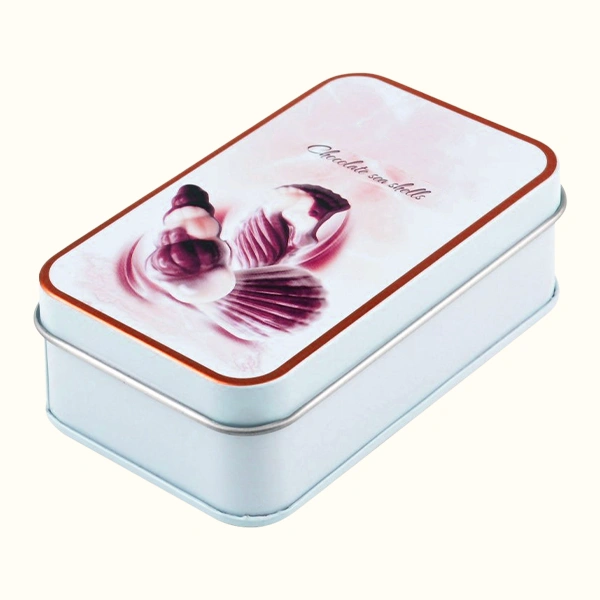 printed chocolate tin box