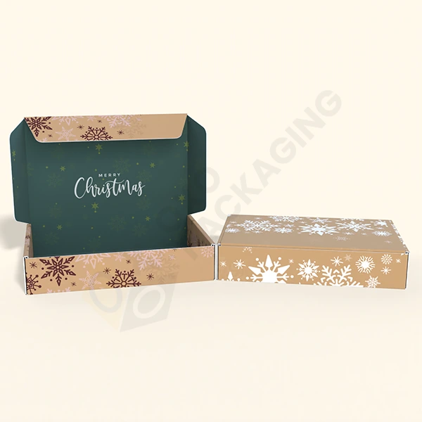 printed christmas mailer boxes