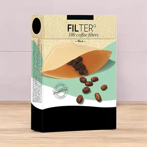 printed coffee filter packaging