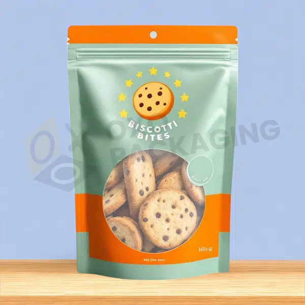 Printed Custom Biscotti Mylar Bags