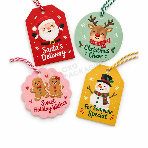 printed custom Christmas tags