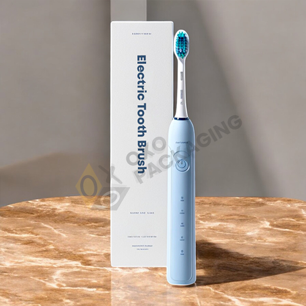 printed electric toothbrush packaging