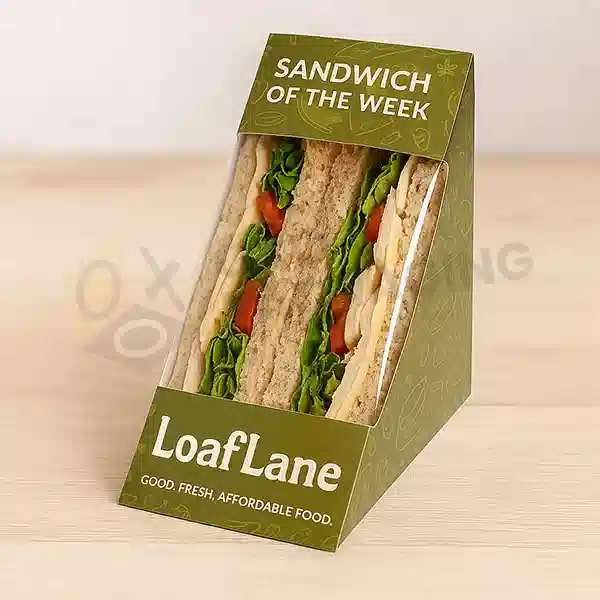 Printed Kraft Sandwich Boxes