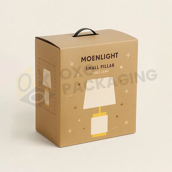 printed table lamp packaging
