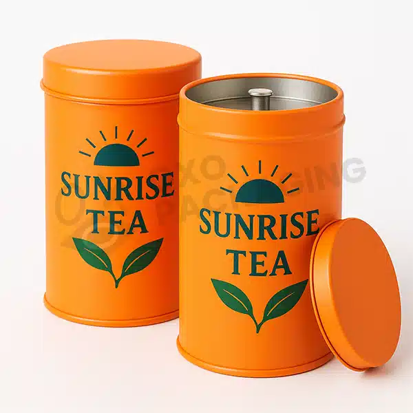 premium tin canister