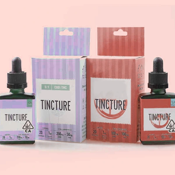 printed tincture packaging