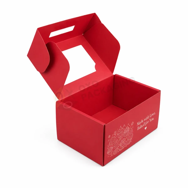 Printed Window Bakery Packaging Boxes