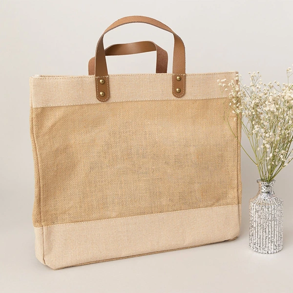 reusable jute tote bags