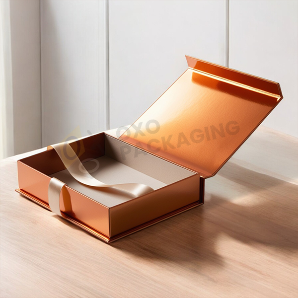 Rose Gold Gift Box with Lid Bulk