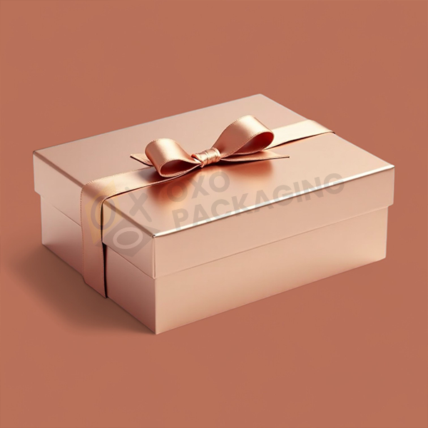 Rose Gold Gift Box with Lid Wholesale