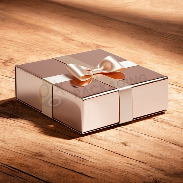 Rose Gold Gift Box with Lid