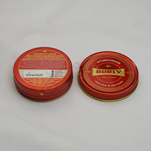 Round Aluminum CBD Balm Tin Bulk