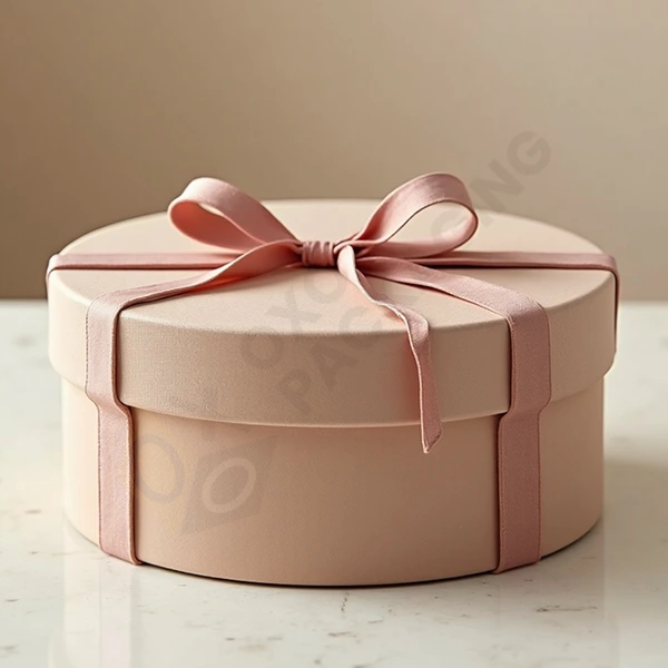 round gift box with lid