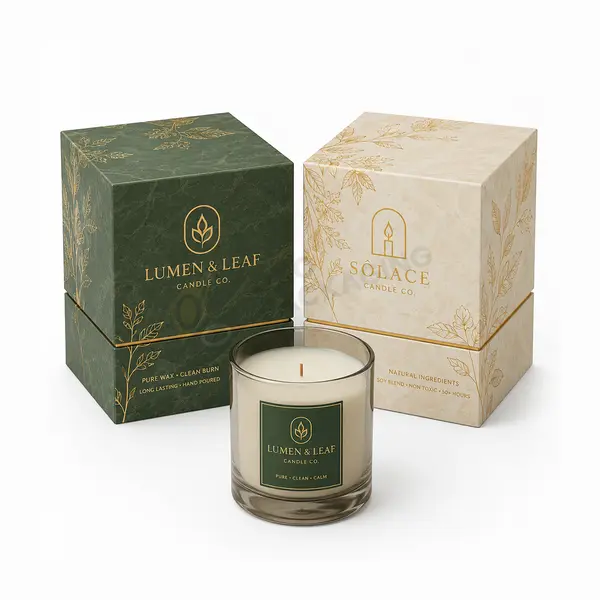 two piece candle boxes wholesale