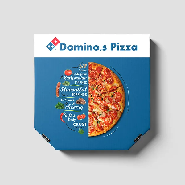 Unique Shaped Pizza Packaging Boxes