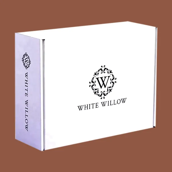 white corrugated shipping boxes wholesale