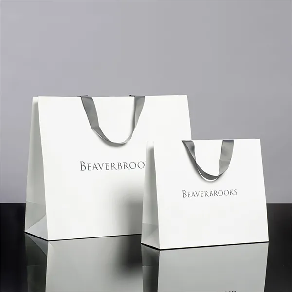 white paper packaging bags
