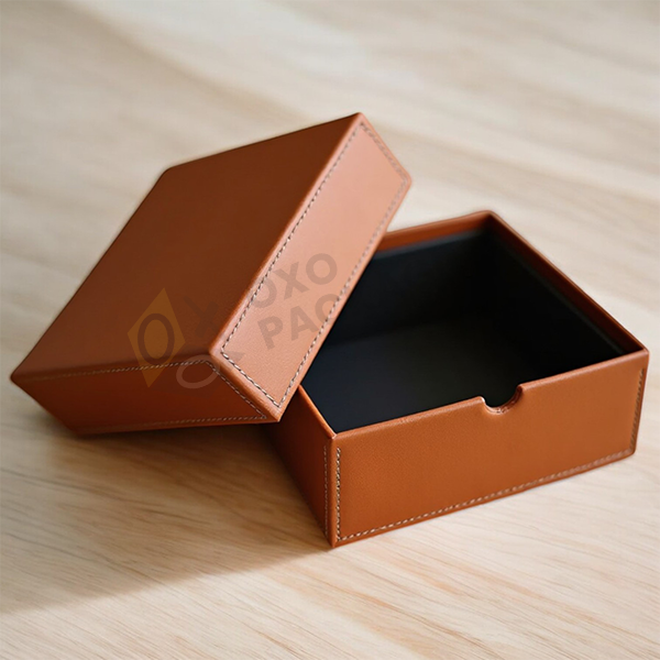 premium leather box packaging