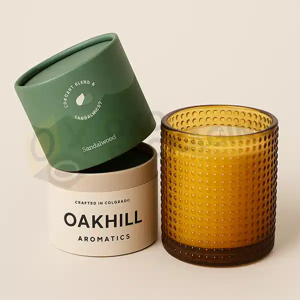 candle tube packaging custom