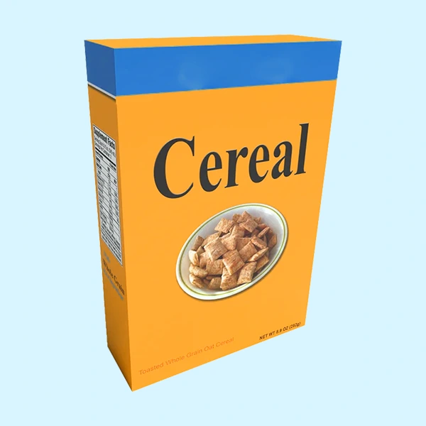 cardboard cereal boxes