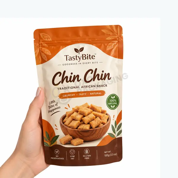 custom chin chin packaging