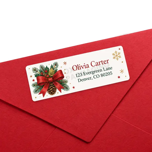 Christmas address labels