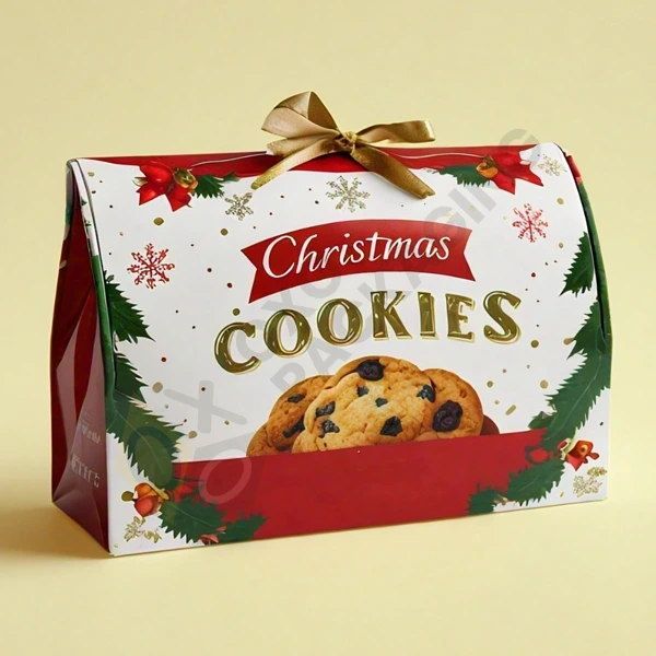 christmas cookie boxes with logo