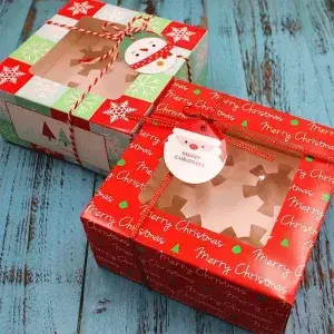 christmas cupcake boxes